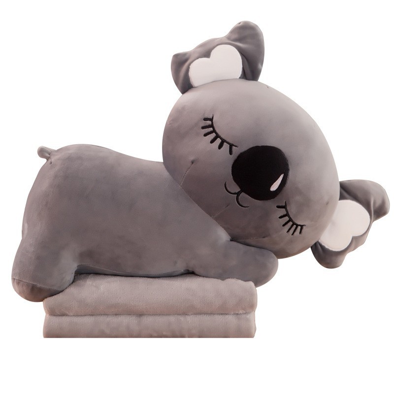 

Плед-Подушка Sofi Soft Коала серая 60 см