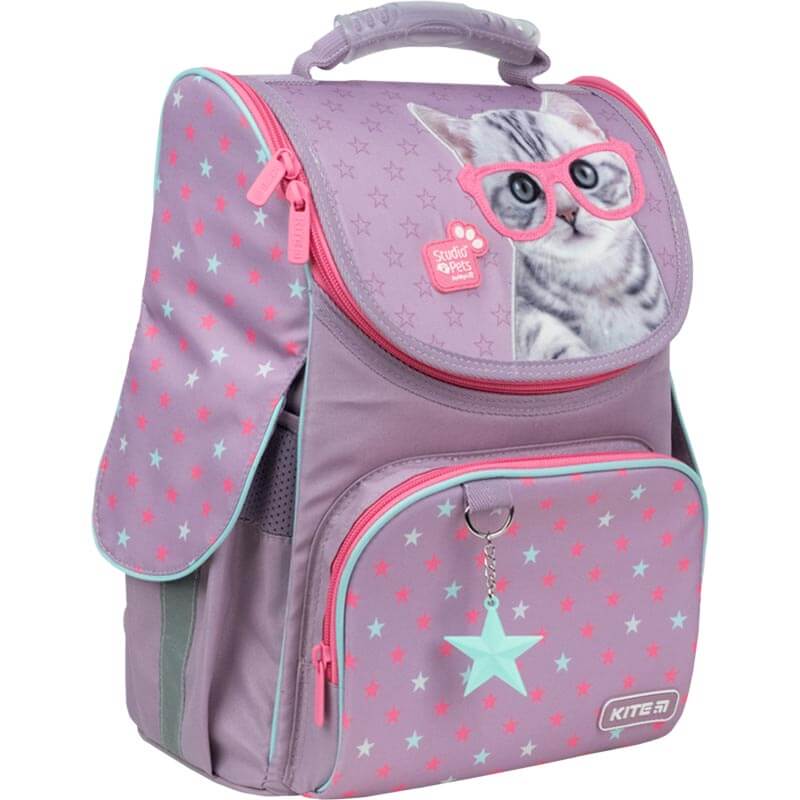 

Рюкзак школьный каркасный Kite Education Studio Pet Сиреневый (SP21-501S)