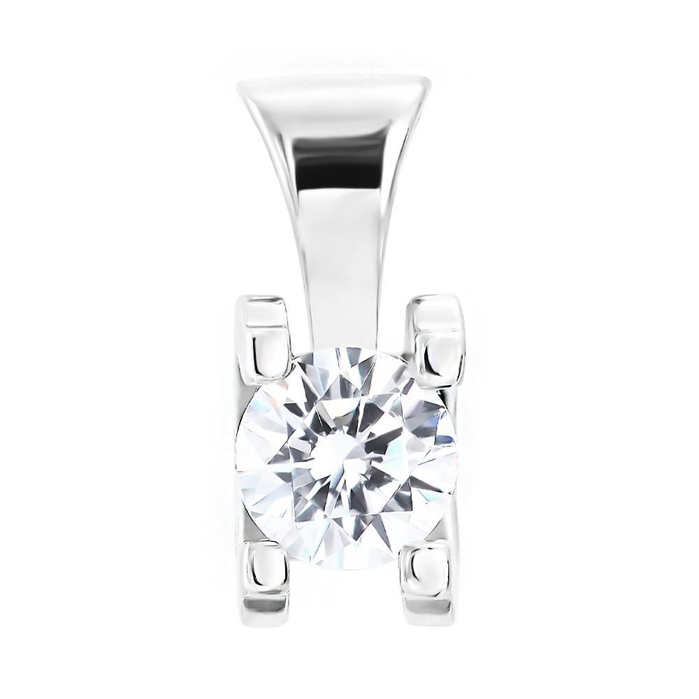 

Серебряная подвеска с цирконием Swarovski Zirconia 000141152