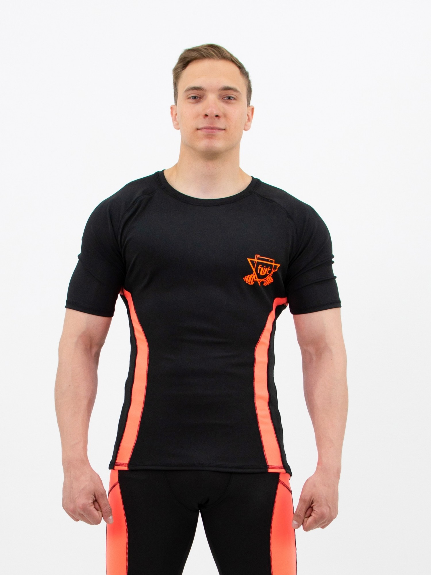 

Рашгард компрессионный мужской fitU Armm O-black  Черный, Рашгард компрессионный мужской fitU Armm O-black M Черный