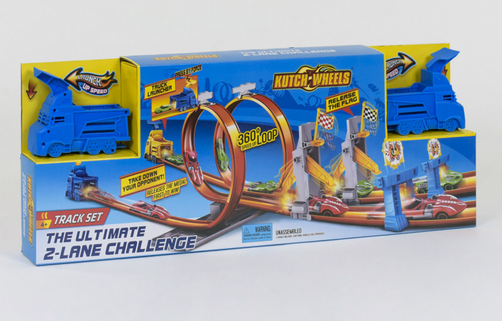 

Детский игровой трек Kutch Wheels "Параллельные гонки" с двумя машинками S 8909