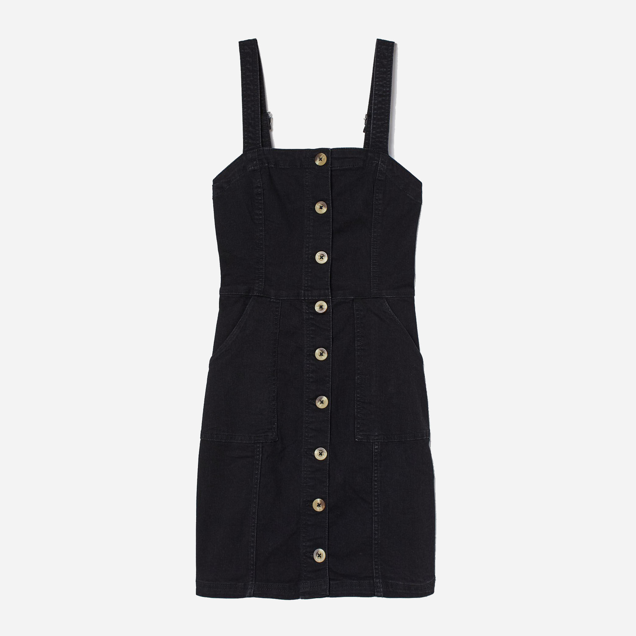 

Сарафан джинсовый H&M 1107-6811798 36 Черный