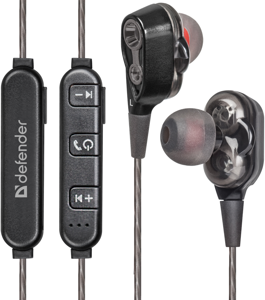 

Наушники Defender FreeMotion B640 2 динамика Bluetooth Black (63641)