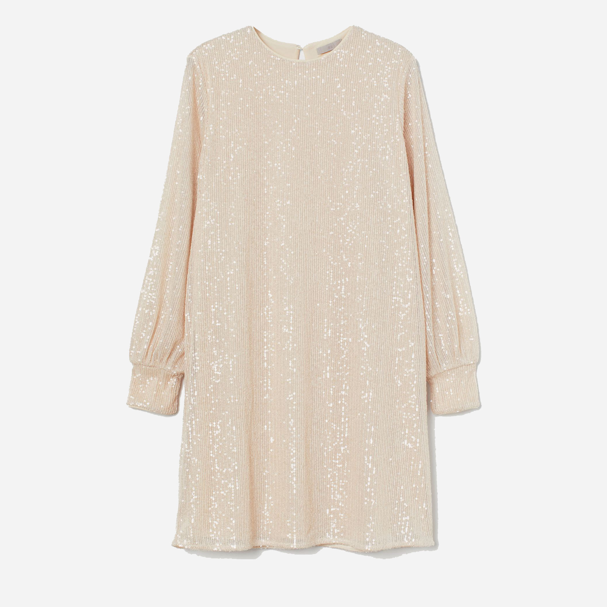 

Платье H&M 1507-9268052 XL Светло-бежевое
