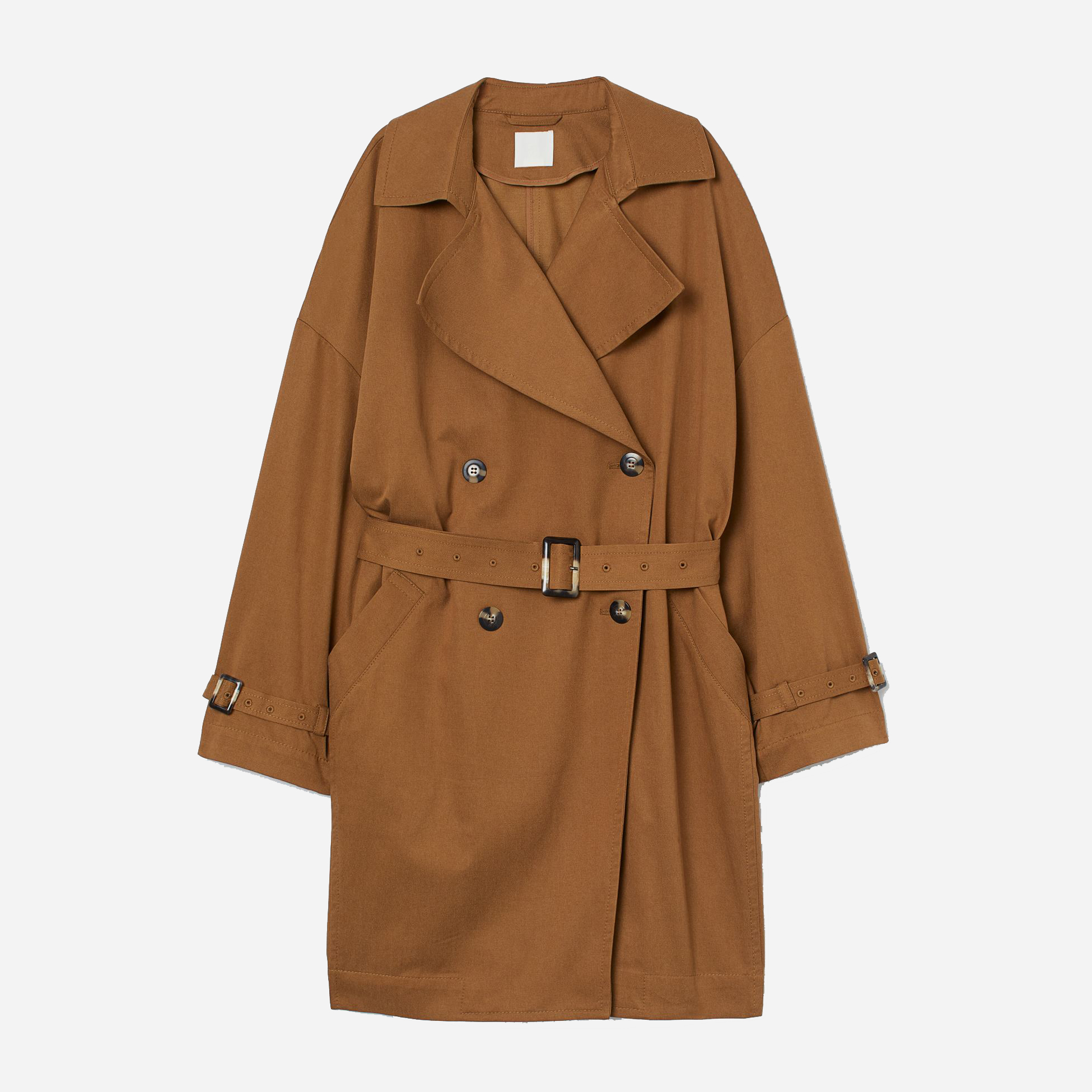 

Тренч H&M 1707-8496371 S Коричневый
