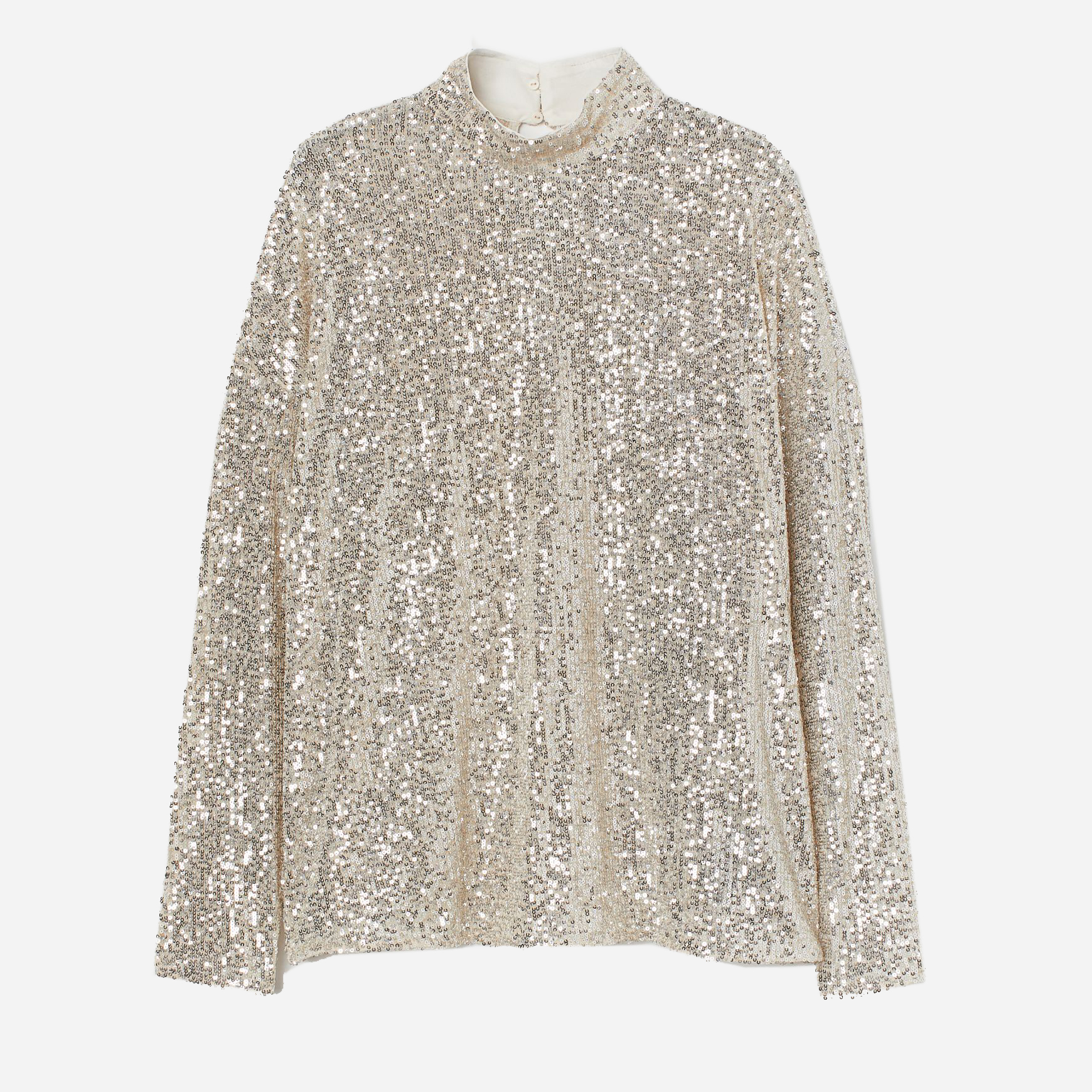 

Блузка H&M 2107-9278932 M Светло-бежевая