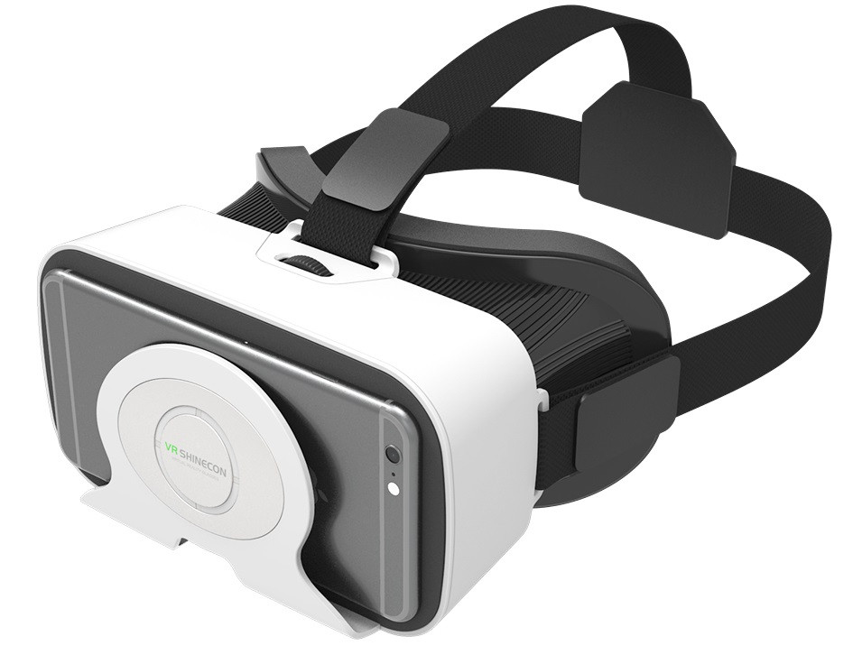 

3D очки виртуальной реальности Shinecon VR SC-G03R для смартфона белые (gr_017254)