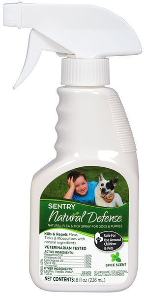 

Спрей Sentry Natural Defense Dog от блох и клещей для собак 236 мл