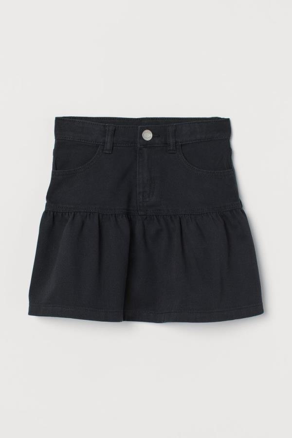 

Спідниця H&M д5570 чорний джинс 110