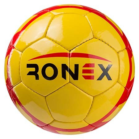 

Футбольный мяч 5 размер тренировочный для улицы Ronex Полиуретан Duxion Желтый-красный (RX-H1-YDX2)
