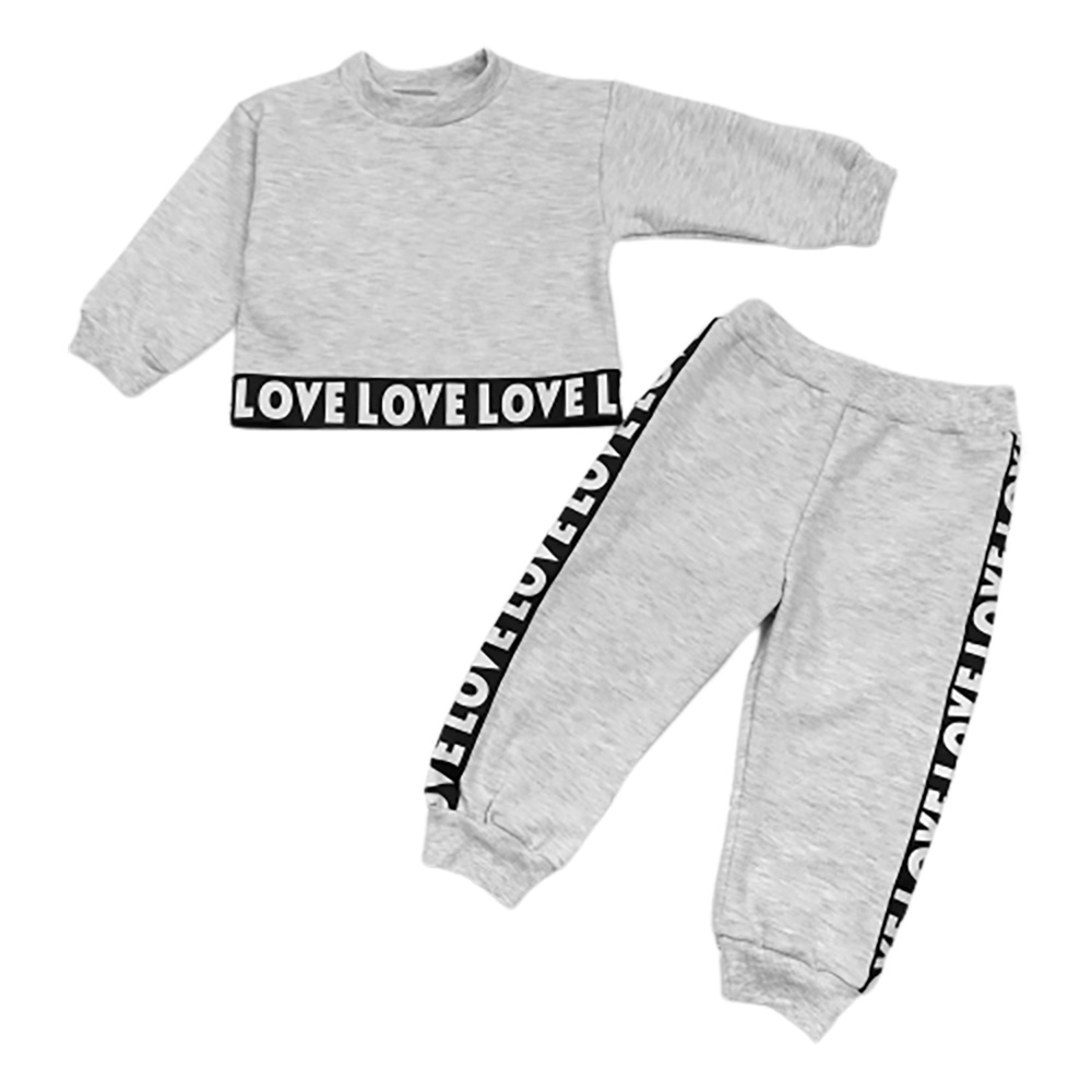 

Спортивный костюм детский с укороченным свитшотом Love Love Love 98 см