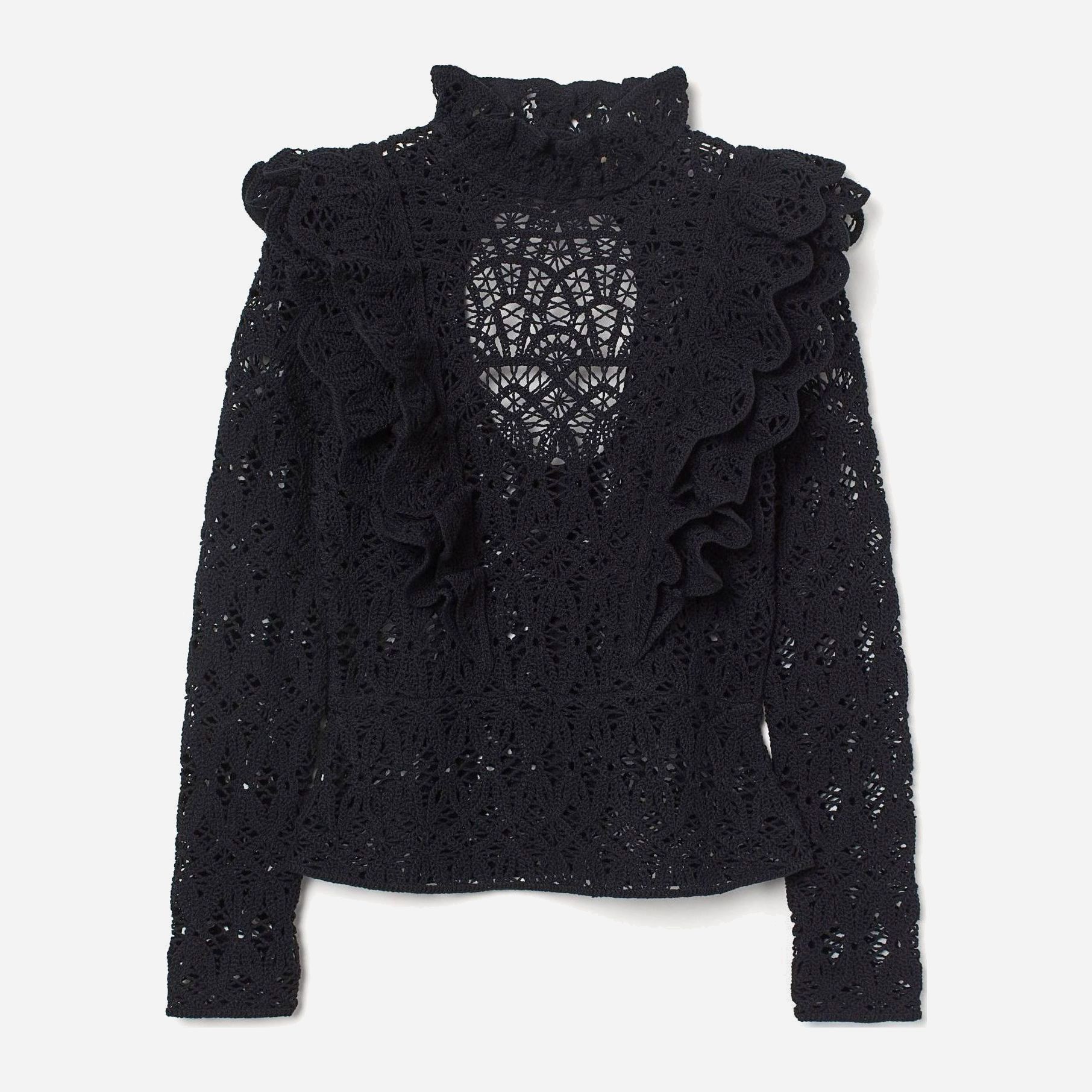 

Блузка H&M 2807-9044112 M Черная
