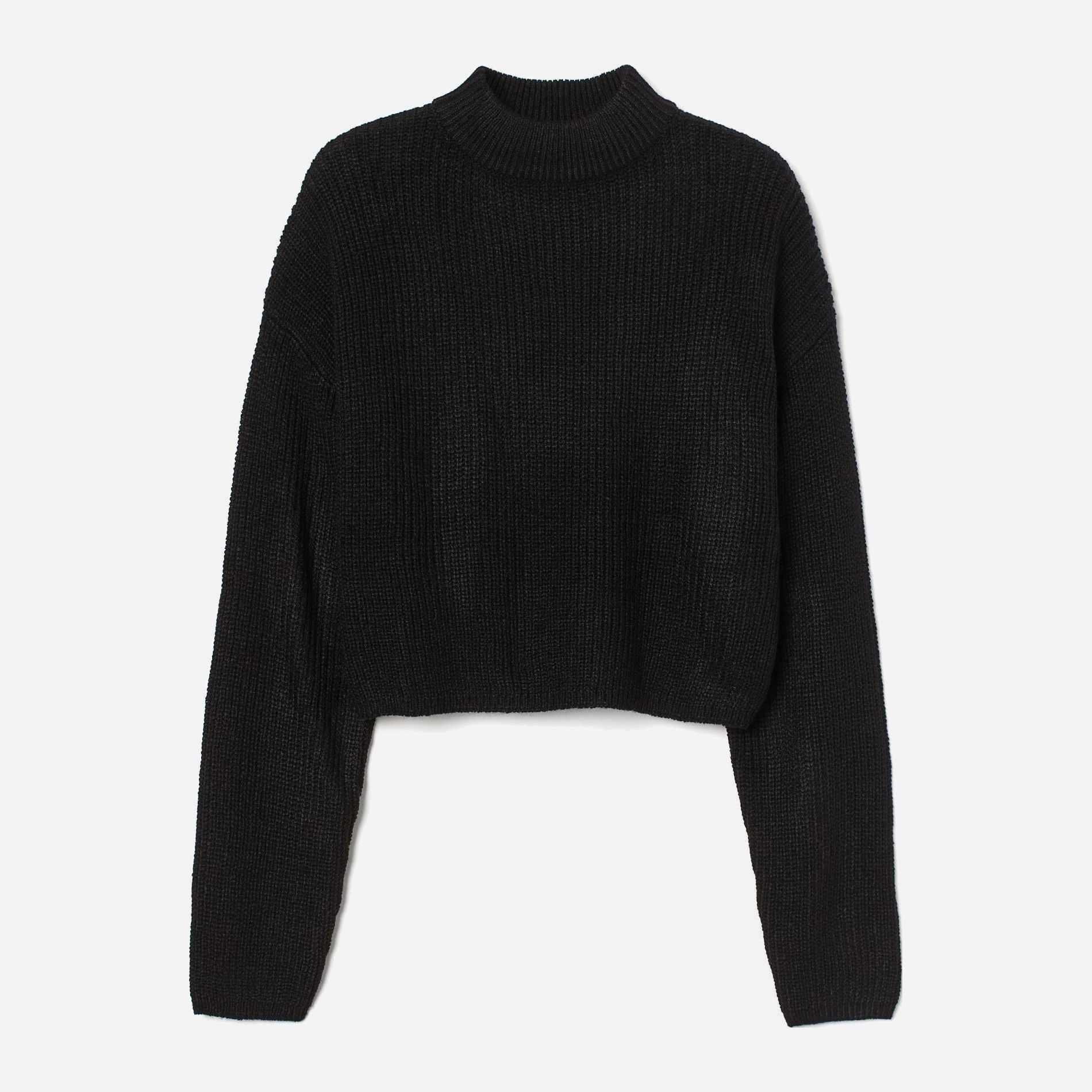 

Свитер H&M 2907-7674232 S Черный