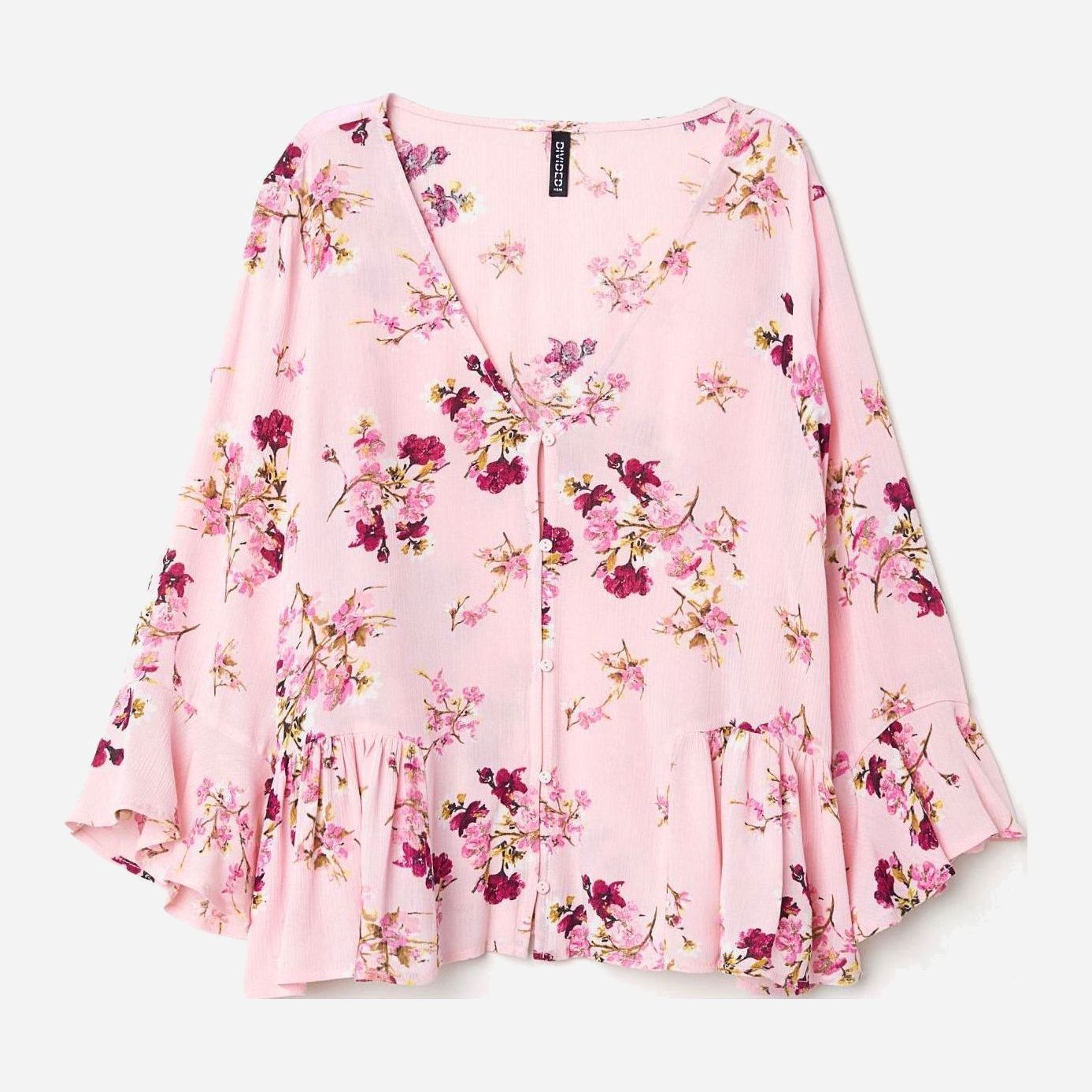 

Блузка H&M 2207-6044547  Розовая, Блузка H&M 2207-6044547 38 Розовая