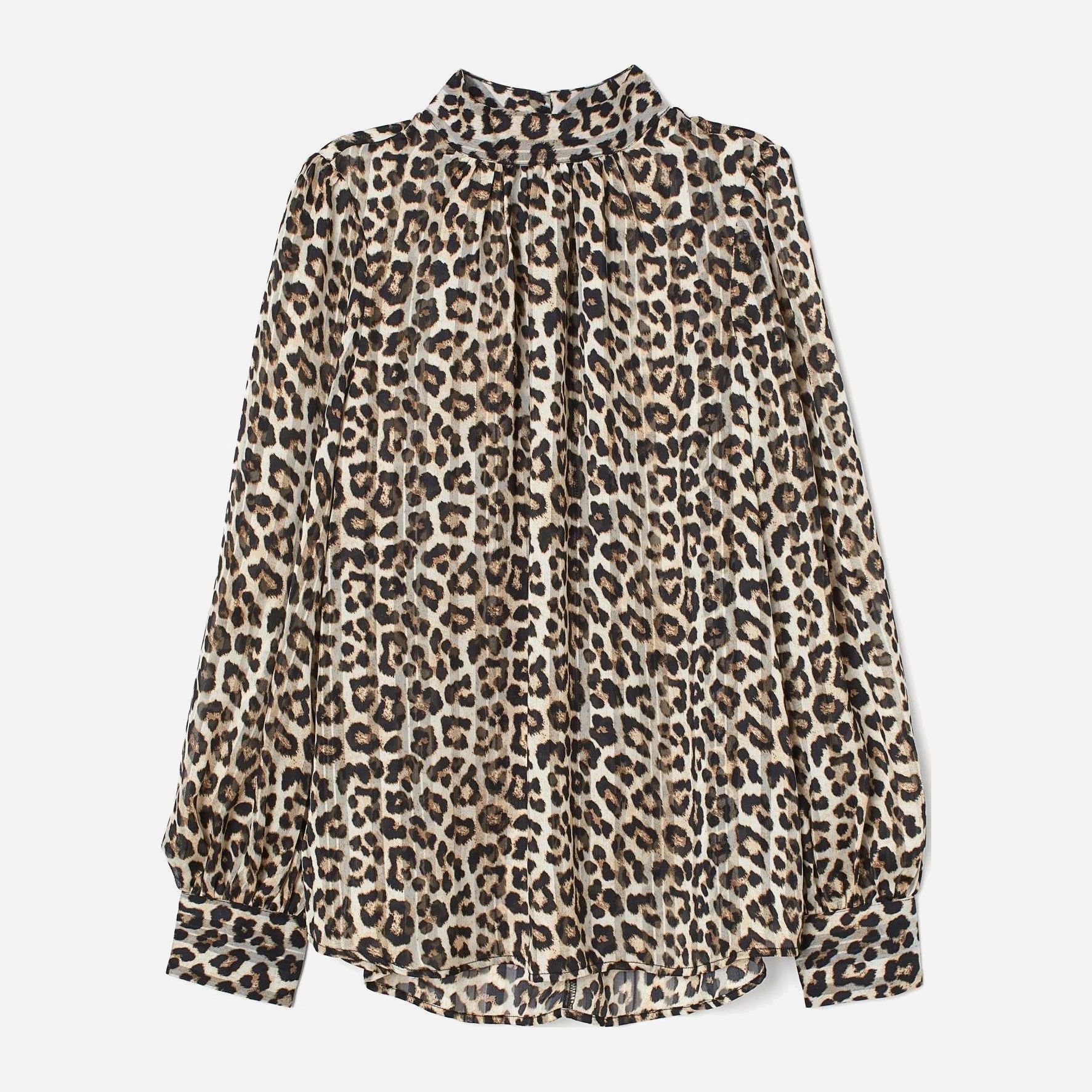 

Блузка H&M 2207-8843192 L Леопардовая