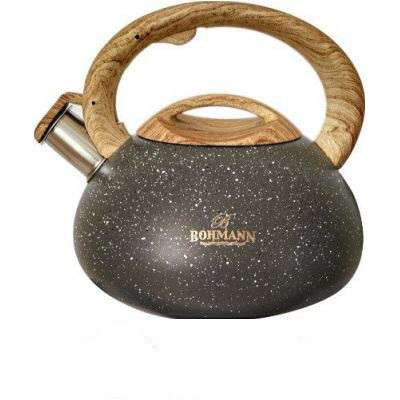 

Чайник с свистком 3 л Bohmann BH 9935 black