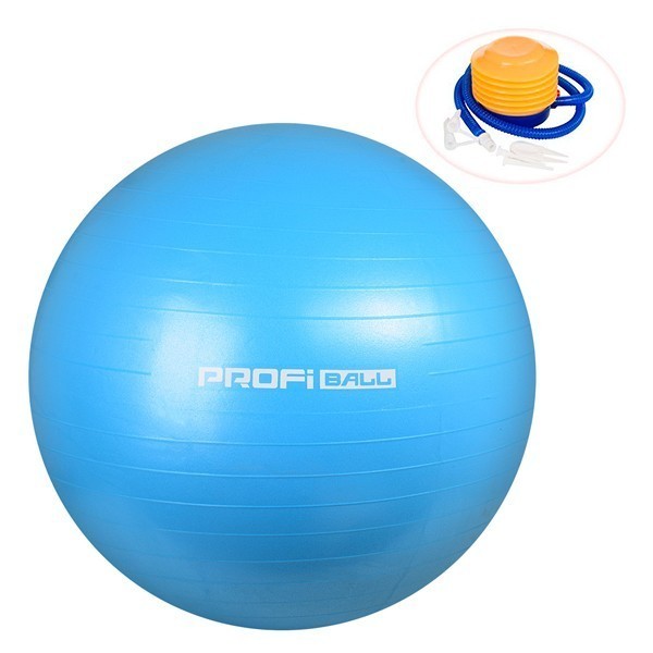 

Мяч для фитнеса с насосом Profi 75 см синий (MS1541-blue)
