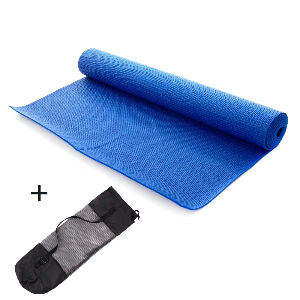 

Коврик для йоги и фитнеса (йогамат) FitEnergy 4мм черный с чехлом (1846-4-black)