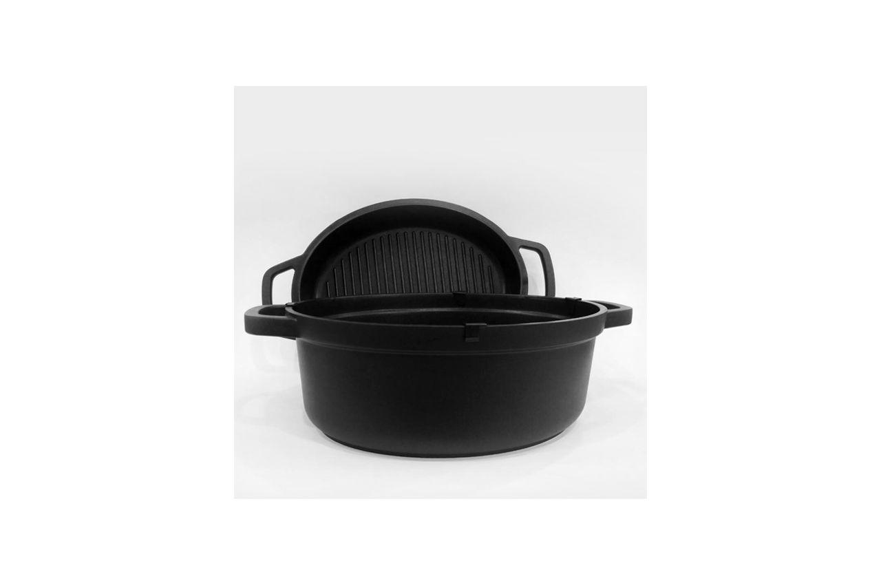 

Кастрюля антипригарная Maestro - 260 мм x 4,5 л с крышкой-сковородкой (MR-4126)