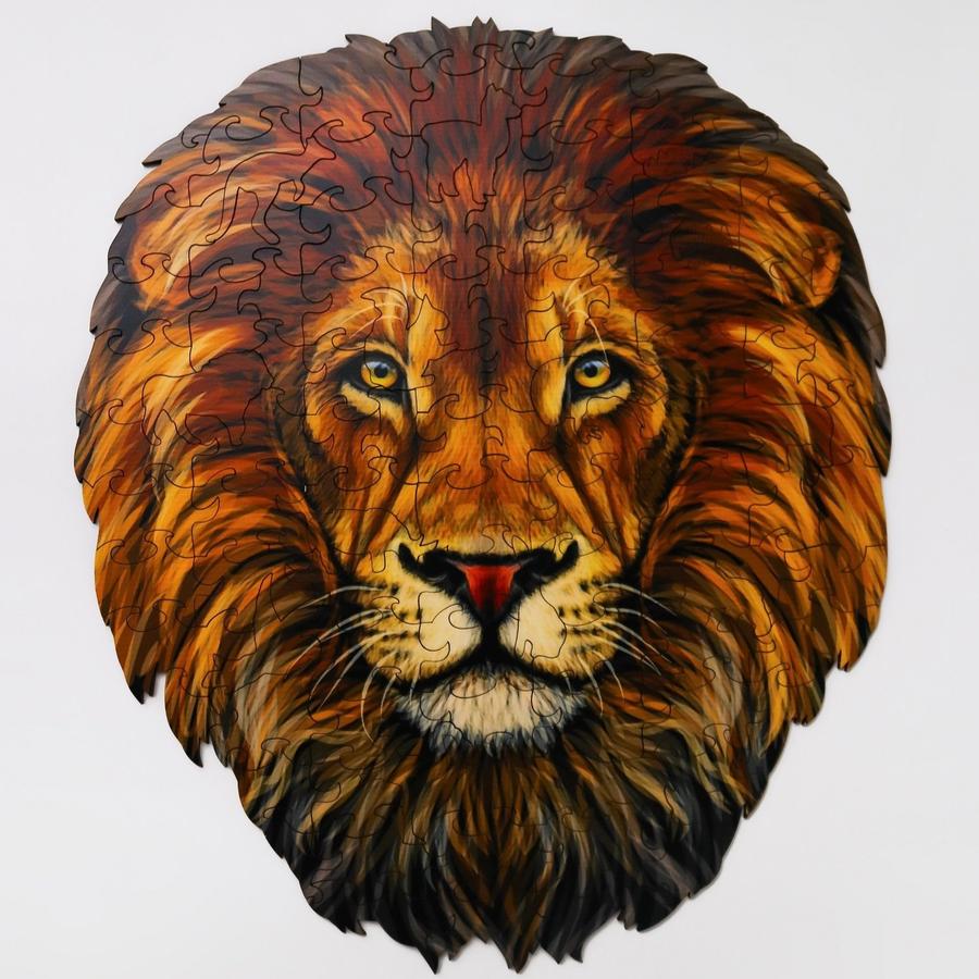 

Деревянный пазл Moku Lion M (34 x 25 см, 86 деталей)