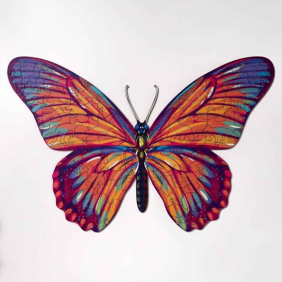 

Деревянный пазл Moku Modern Butterfly S (24 x 15,5 см, 47 деталей)