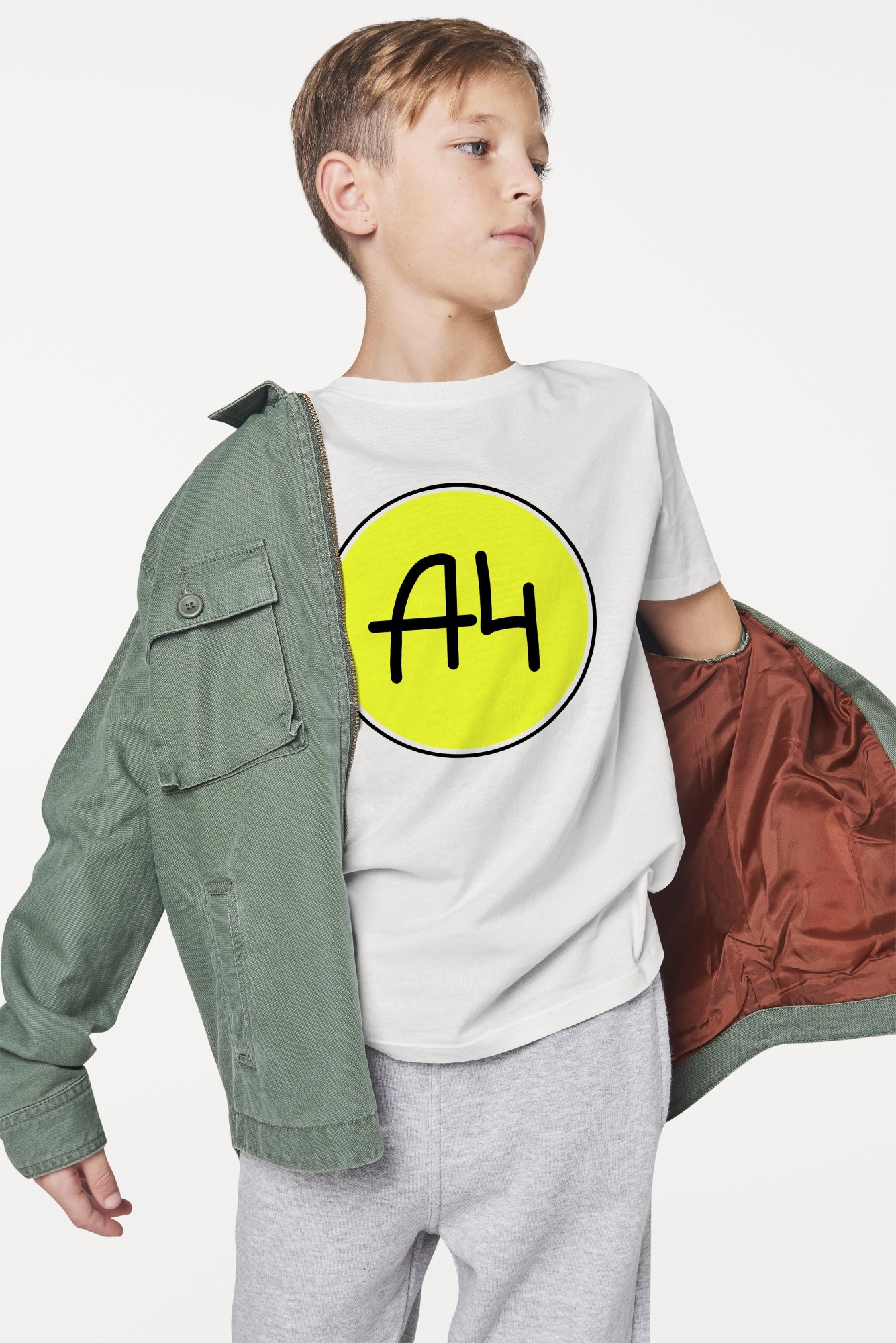 

Футболка детская Влад А4 Бумага Vlad A4 Logo XS, 110-116 cm Белая