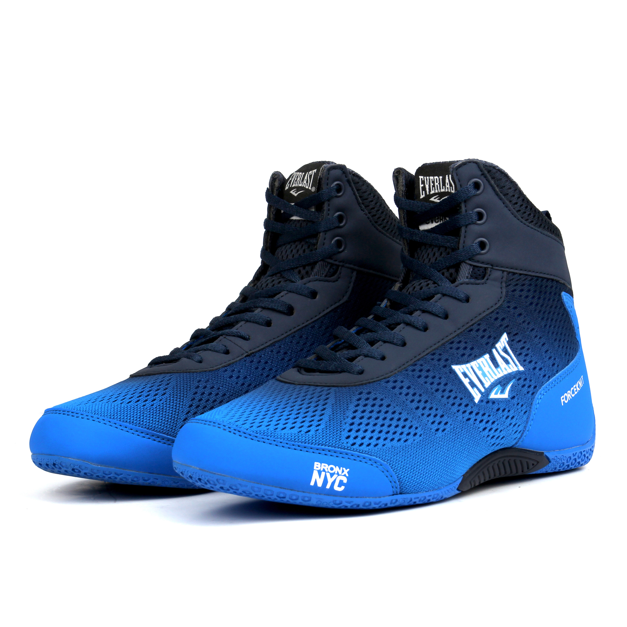 

Боксерки Everlast Forceknit размер 46 (30 см) Черно-синие ELM-129E