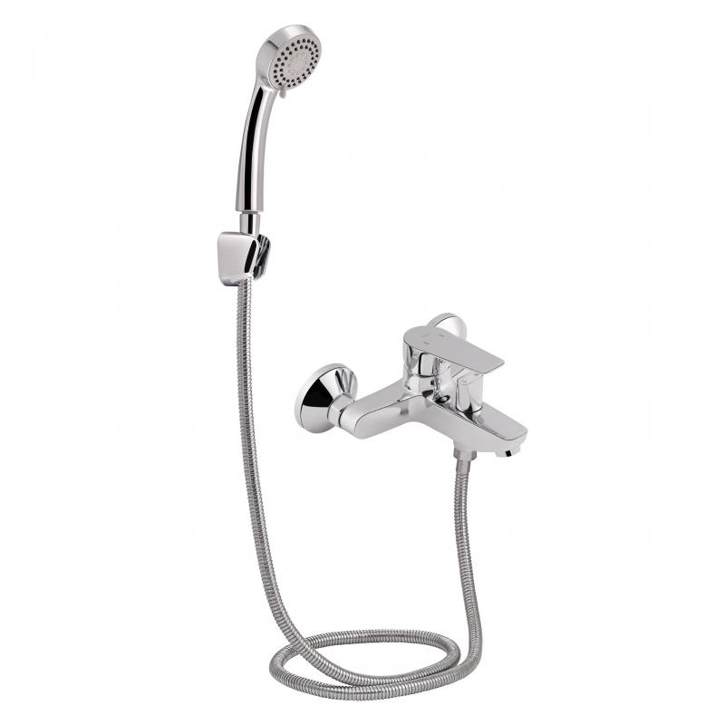 

Смеситель для ванны QT Levný 3050104GC с коротким изливом