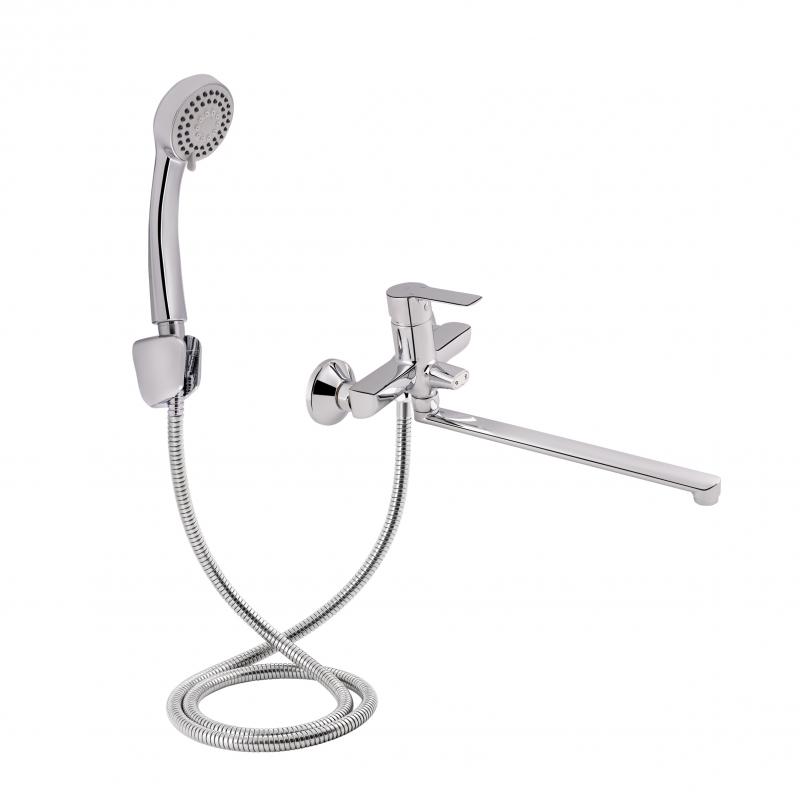 

Смеситель для ванны QT Alza 3251104C с длинным изливом