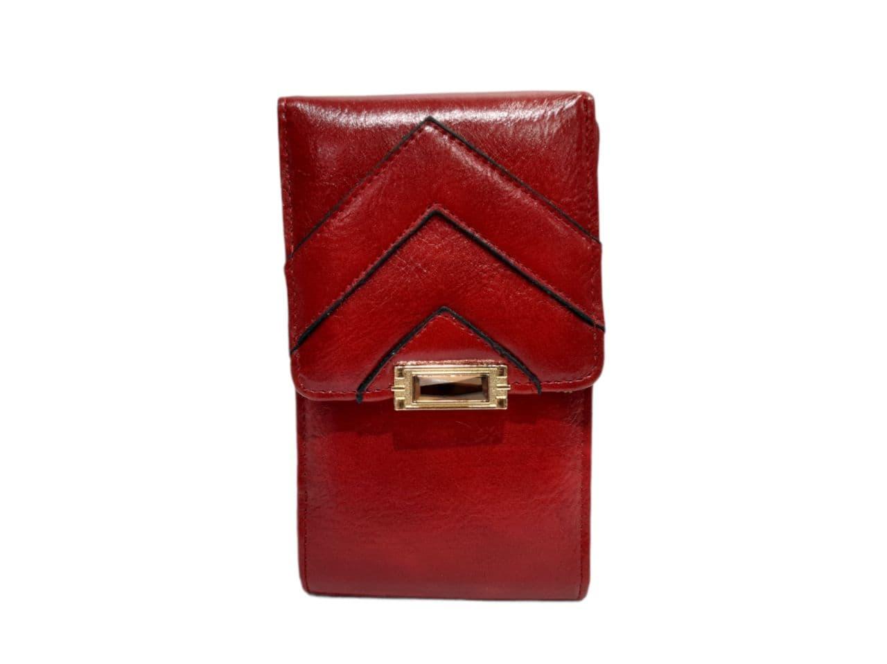 

Клатч женский эко-кожа Ya Mei 5502-2 10х17.5х4 красный