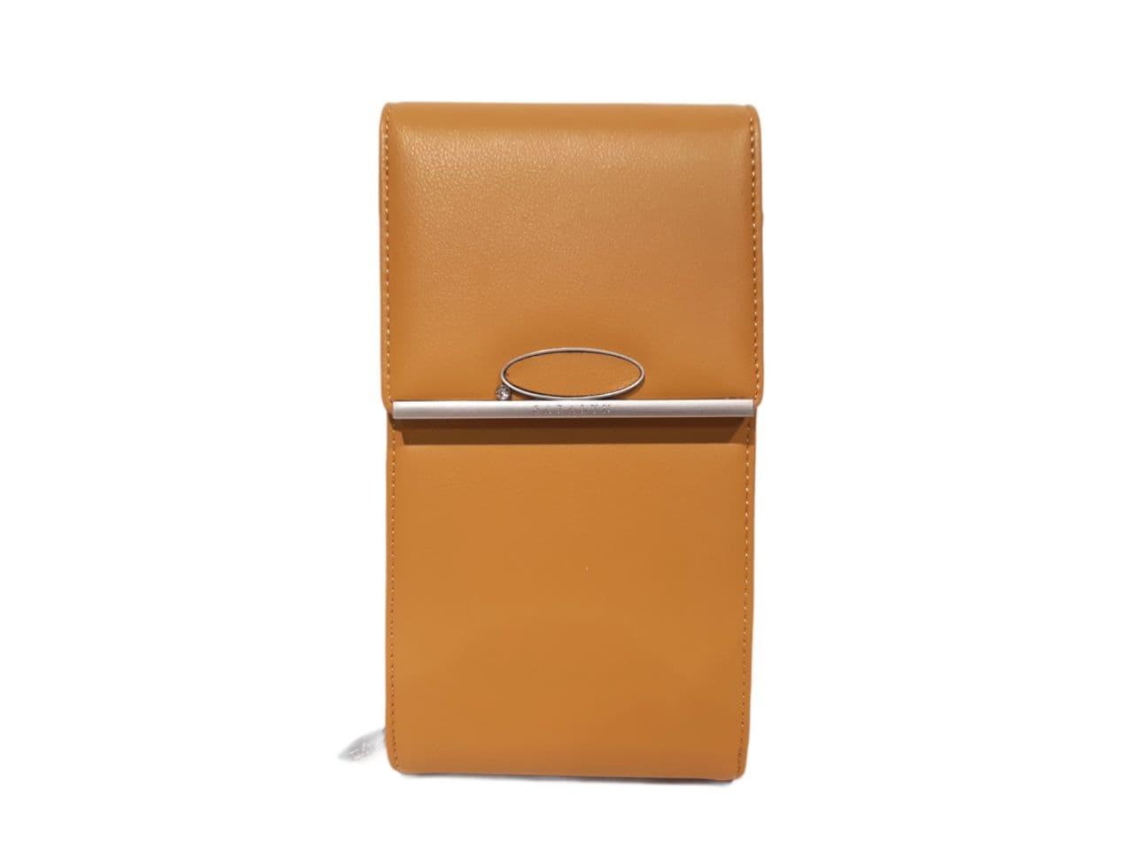 

Клатч женский эко-кожа Saralyn V-9573-10 10.5х19х5 желтый