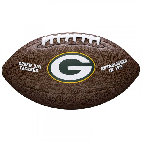 

Мяч для американского футбола W NFL LICENSED BALL GB №5 коричневый WTF1748XBGB