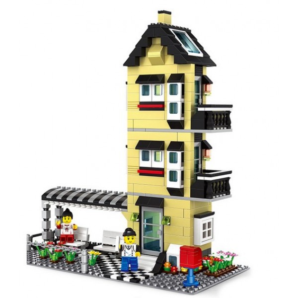 

Конструктор Wange 32053 Дом Villa Series Разноцветный 3-х этажный на 546 деталей