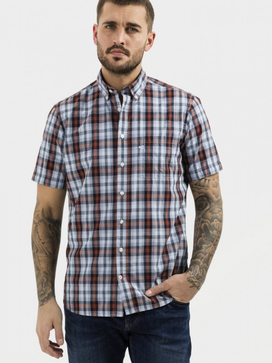 

Рубашка Camel Active 409233-5S3545  Красная с светло-голубым, Рубашка Camel Active 409233-5S3545 XL Красная с светло-голубым