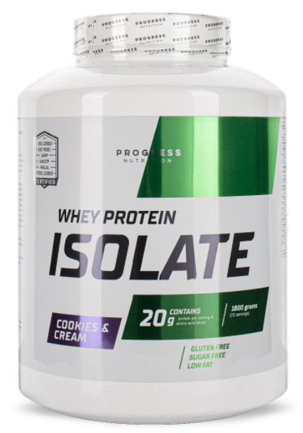 

Протеин Progress Nutrition Whey Protein Isolate 1800 g печенье с кремом
