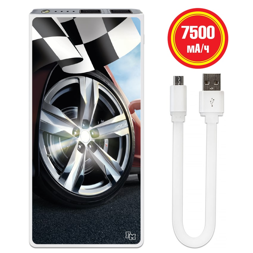 

FM Power Bank с принтом Auto Winner 7500 mAh (E189-03)