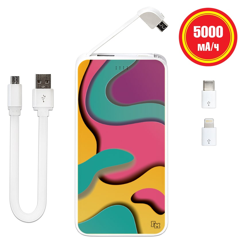 

FM Мобильная универсальная батарея Палитра Художника 5000 mAh (E505-02)
