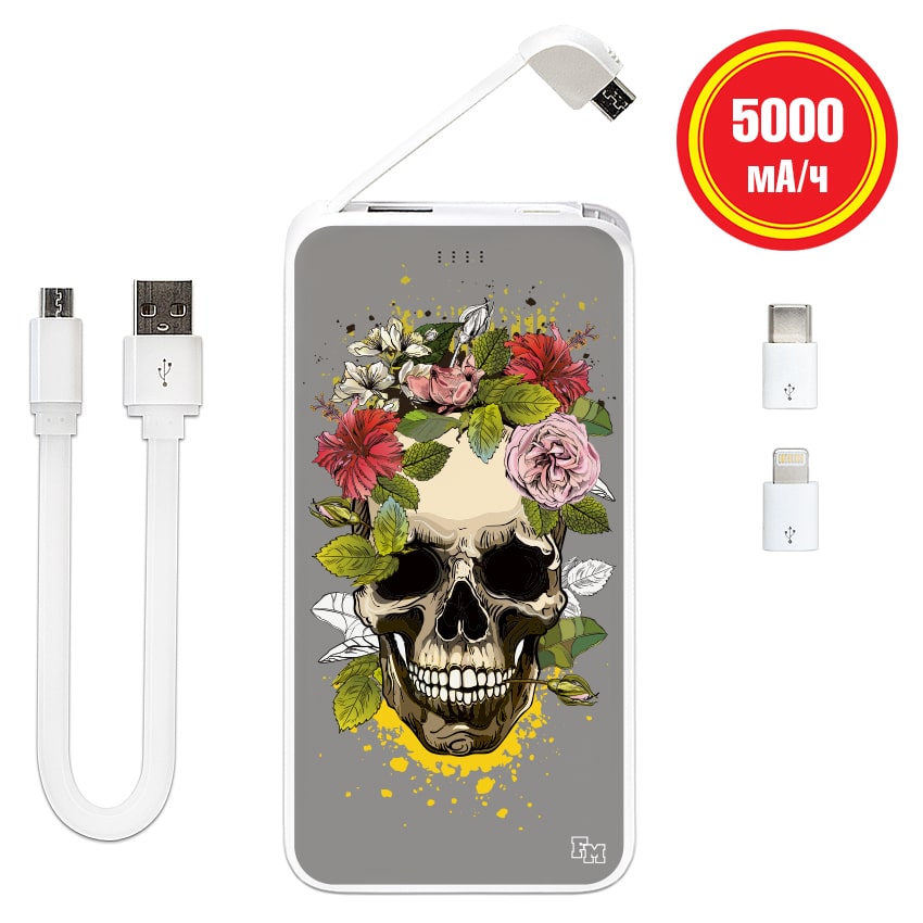 

FM Универсальная батарея Череп 5000 mAh (E505-31)