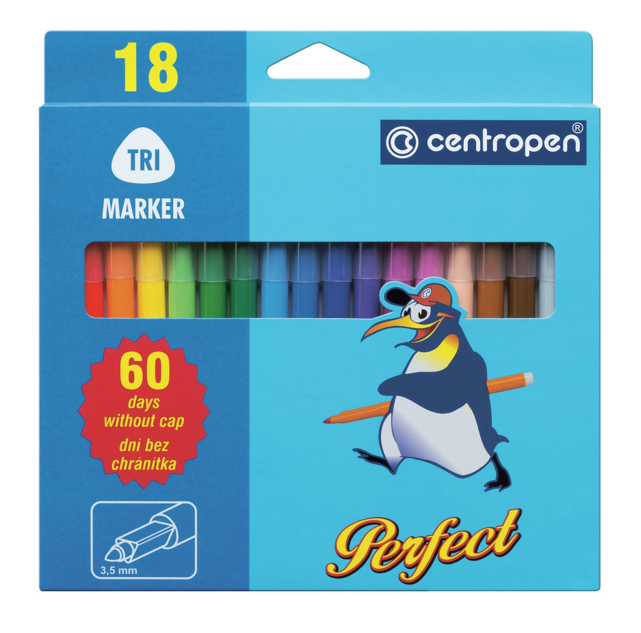 

Фломастеры Centropen Perfect, набор 18 шт. 2510/18