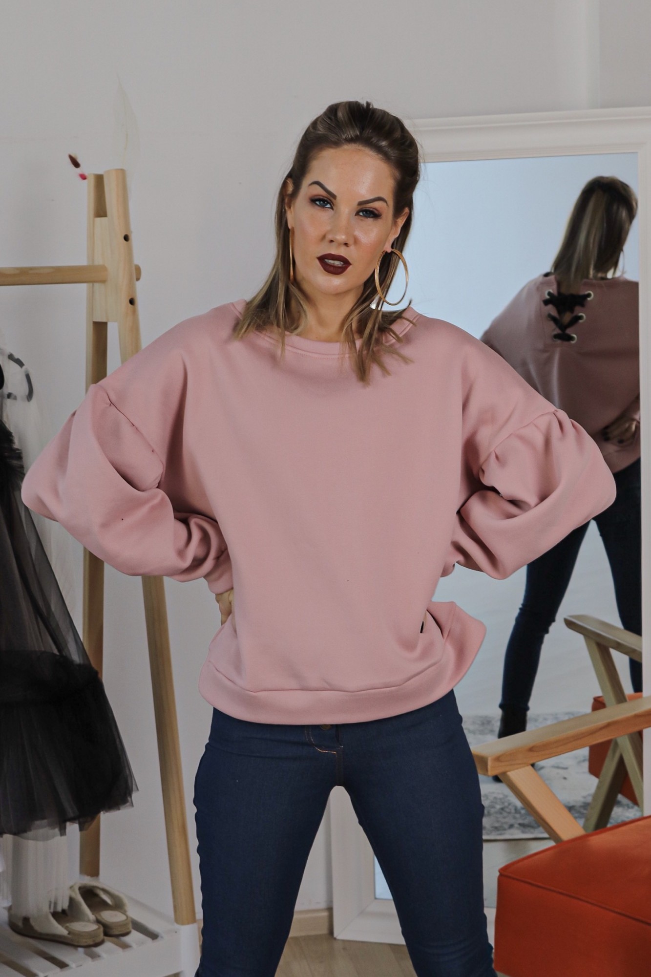 

Свитшот REMISE STORE V284 L/XL пудровый