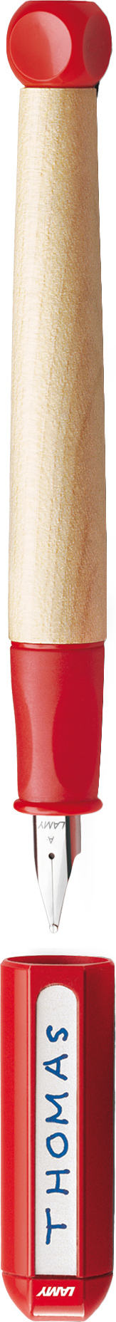 

Перьевая ручка Lamy ABC Красная LH/Чернила T10 Синие (4014519277224)