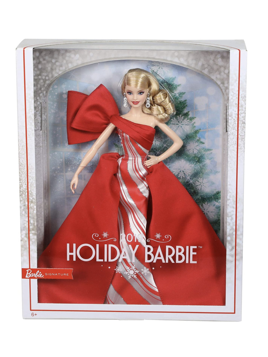 

Кукла Barbie Барби в красном платье Holiday doll