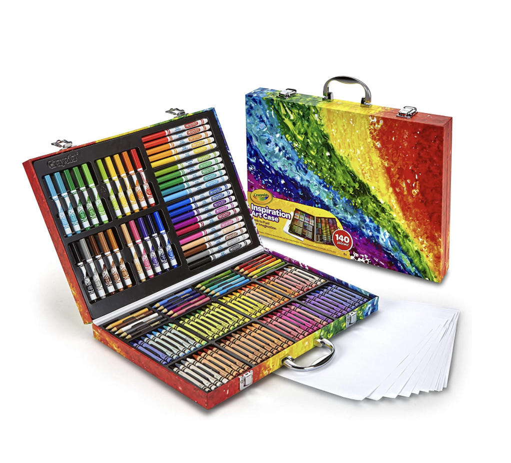 

Набор для рисования Crayola Inspiration Art Case Coloring Set, Gift for Kids, 140 Art Supplies