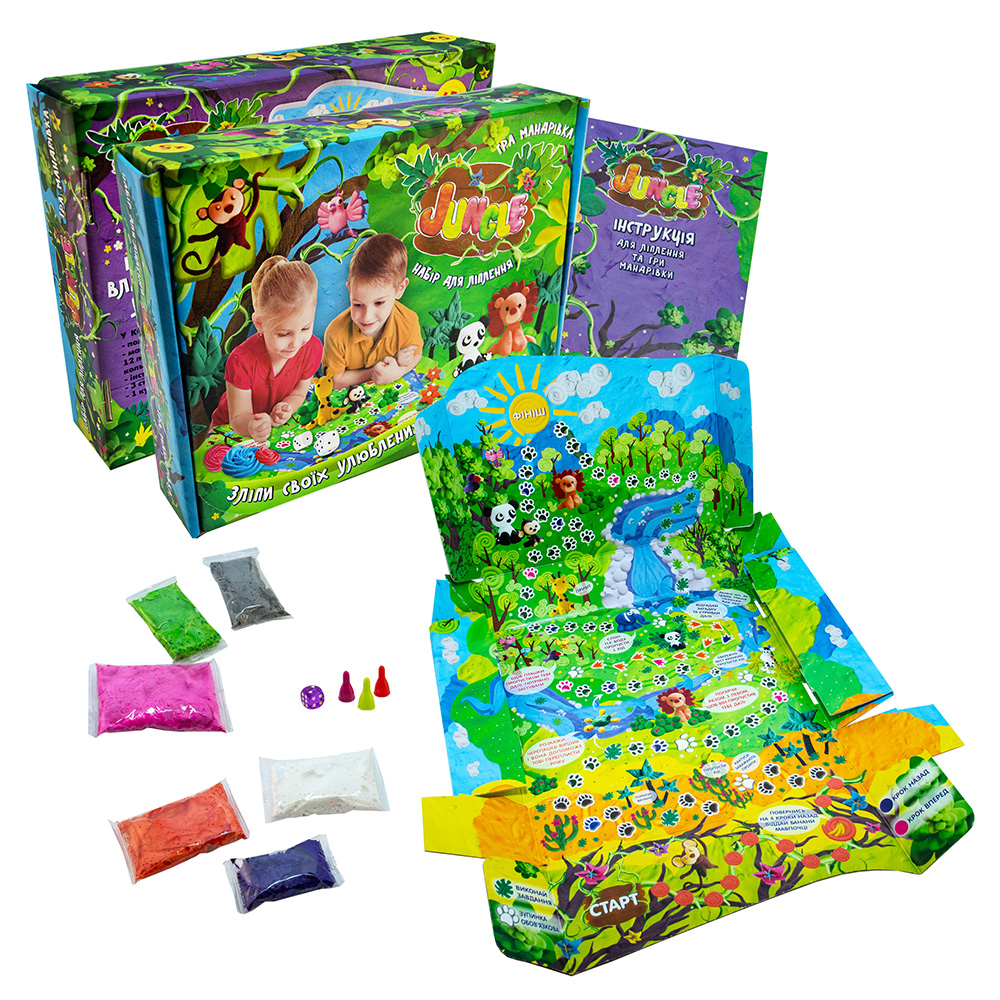 

Настольная игра с массой для лепки Jungle Strateg (71409) (122718)