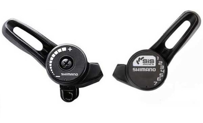 

Манетки Shimano Tourney SL-TZ20 SIS, пара 3+7 скоростей +тросики