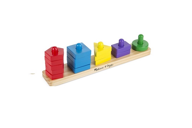 

Розвиваюча іграшка Melissa & Doug Пірамідки на платформі (MD10379)