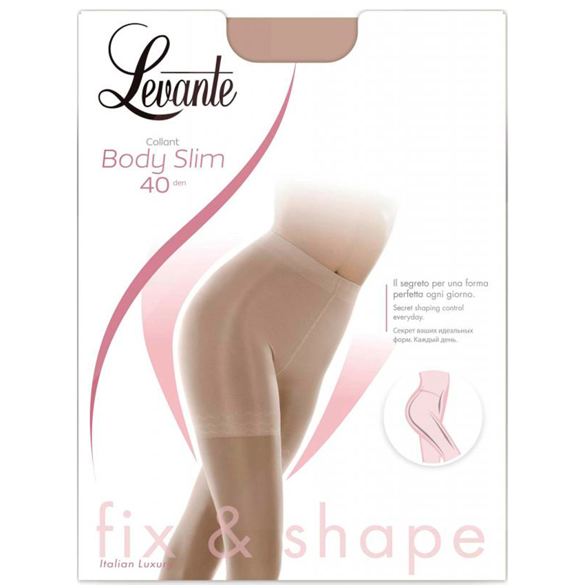 

Колготы женские классические LEVANTE 2 NERO (LV BODY SLIM 40)