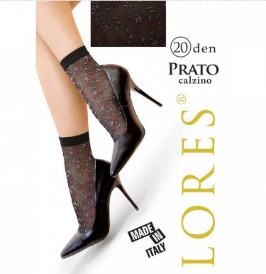 

Носки капроновые Lores Prato calzino 20 den 35-40р Черные