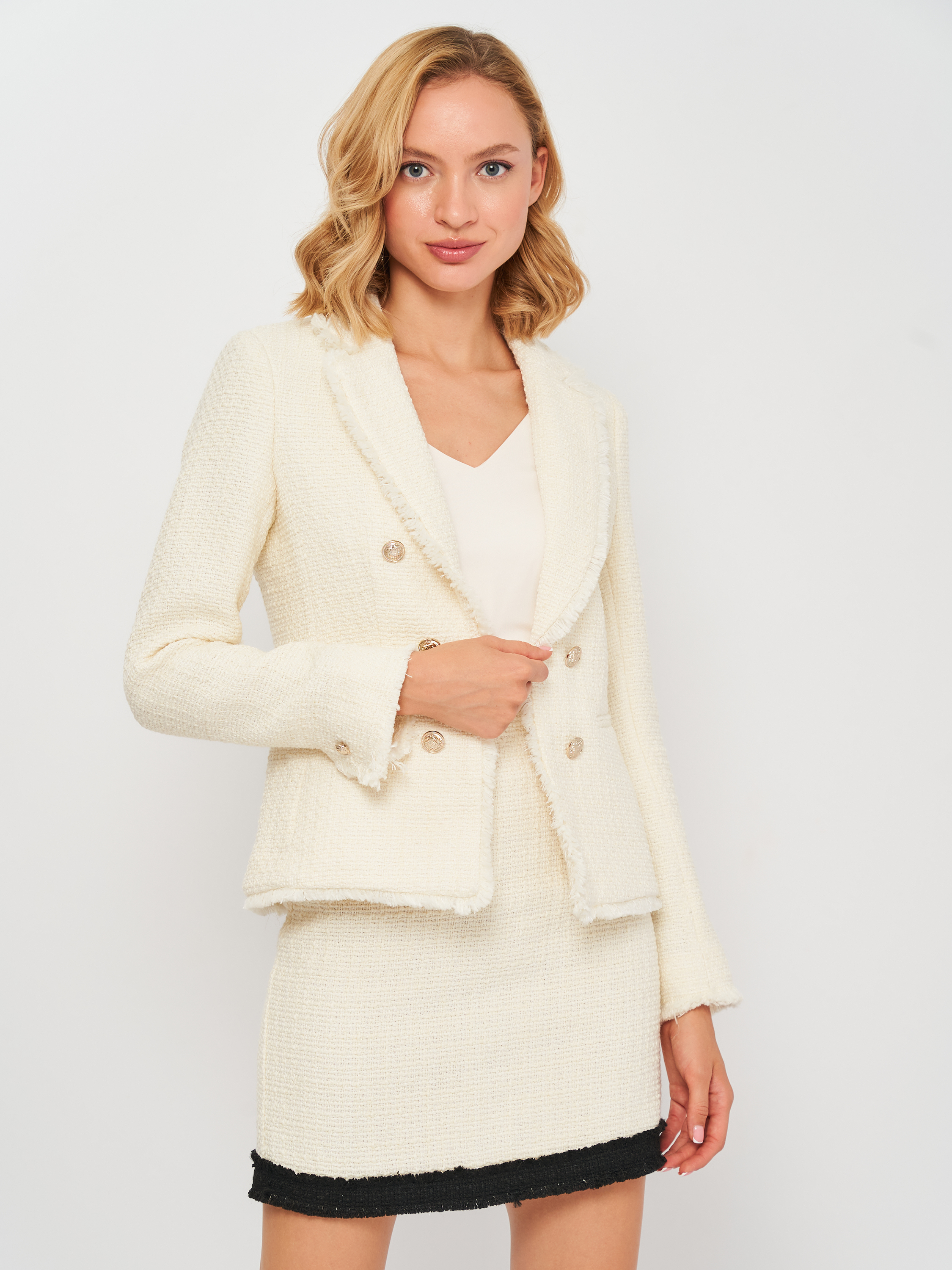 

Жакет H&M 04-0760961-001 36 Молочный