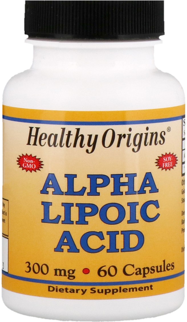 

Натуральная добавка Healthy Origins Альфа Липоевая Кислота 300 мг, 60 капсул (603573350673)